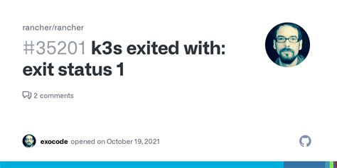 k3s exited with: exit status 1|k3s exited with exit status 2.